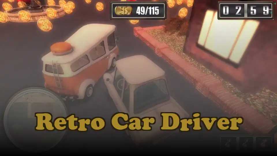 Retro Car Driver