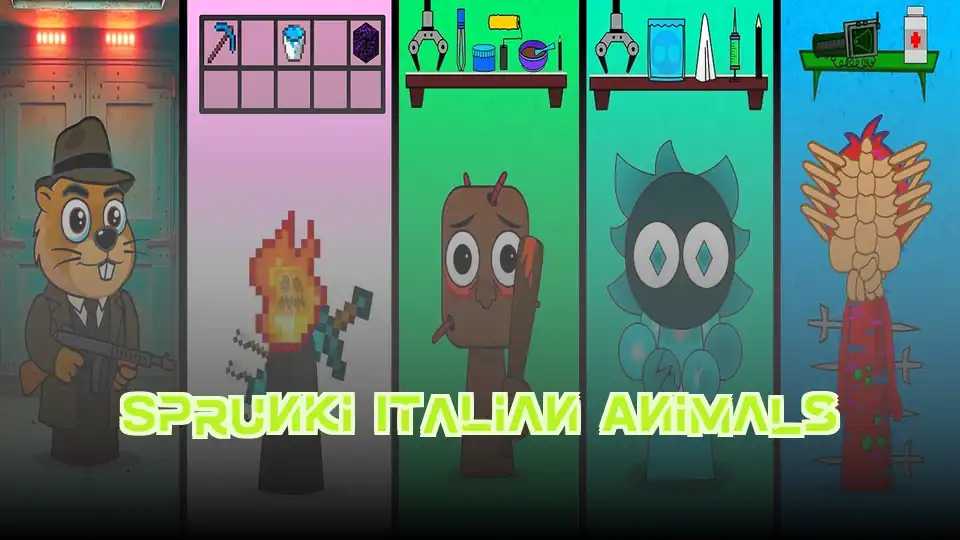 Sprunki Italian Animals