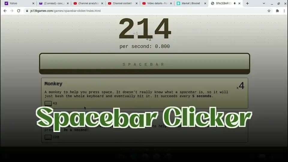 Spacebar Clicker