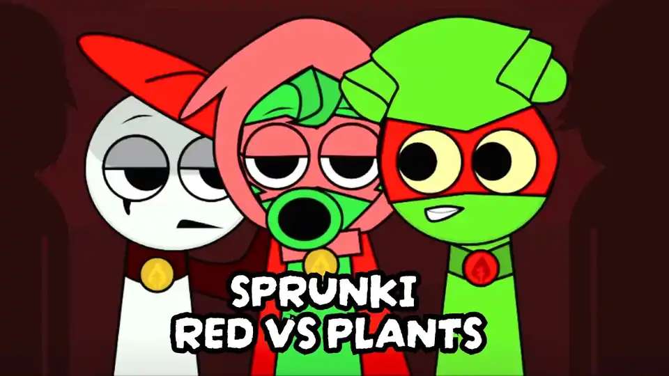 Sprunki Red vs Plants