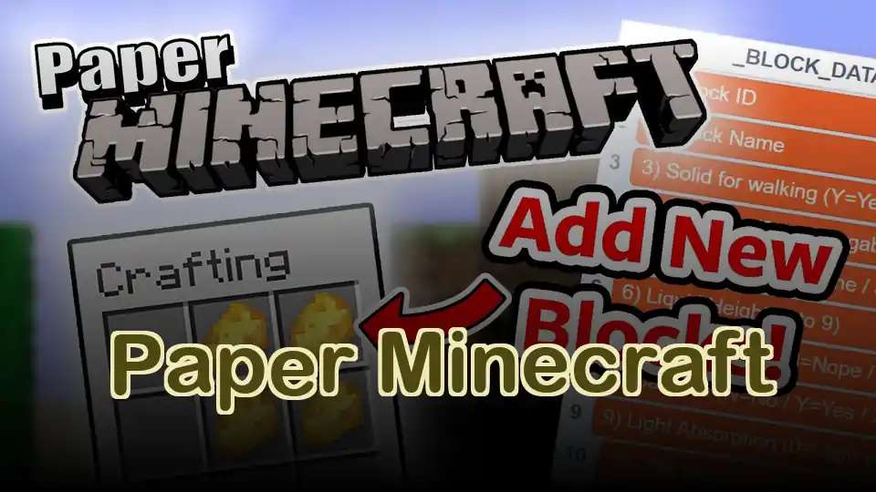 Paper Minecraft