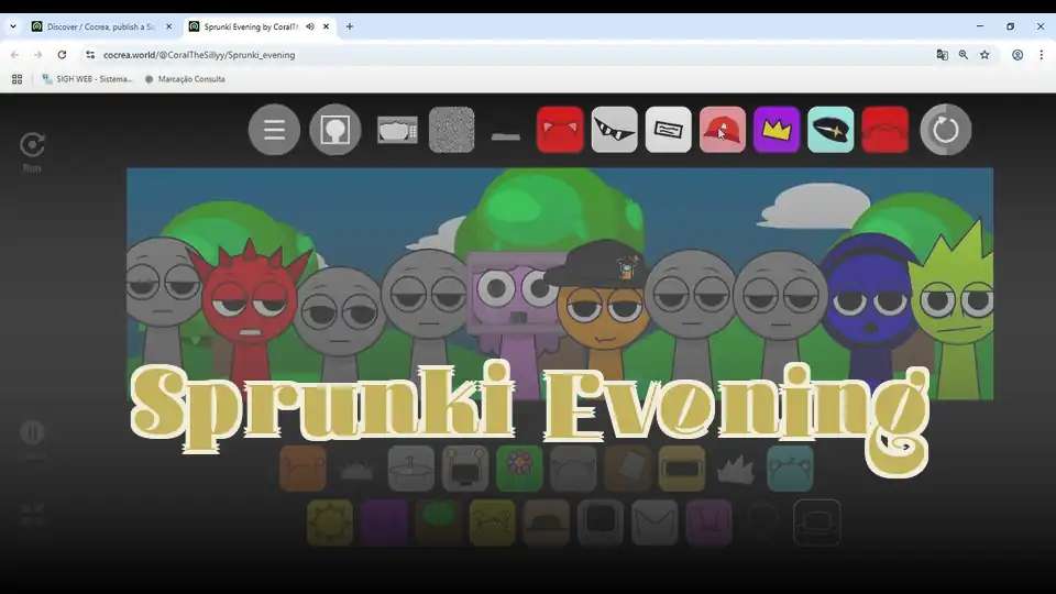 Sprunki Evening