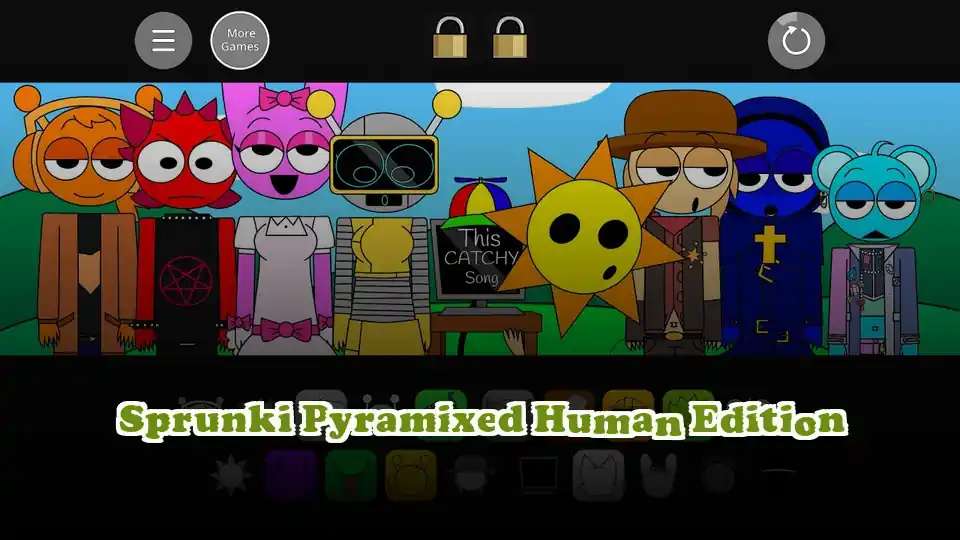 Sprunki Pyramixed Human Edition