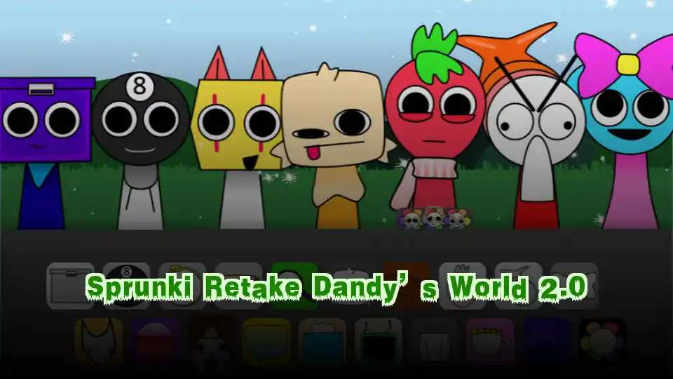 Sprunki Retake Dandy’s World 2.0