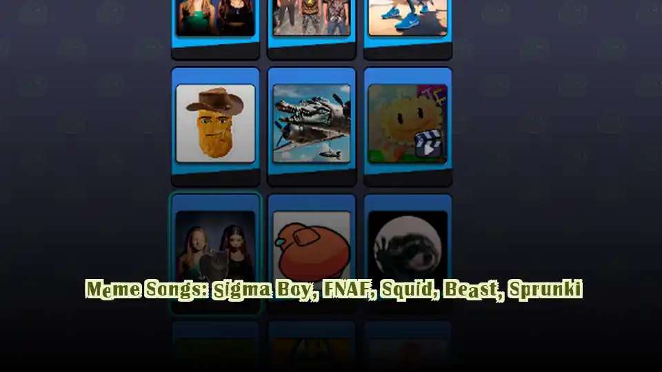 Meme Songs: Sigma Boy, FNAF, Squid, Beast, Sprunki