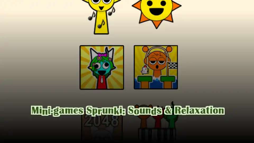 Mini-games Sprunki: Sounds & Relaxation