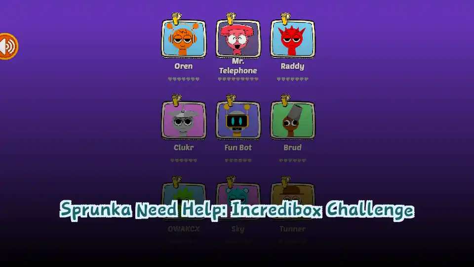 Sprunka Need Help: Incredibox Challenge