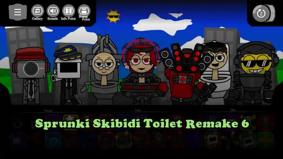 Sprunki Skibidi Toilet Remake 6