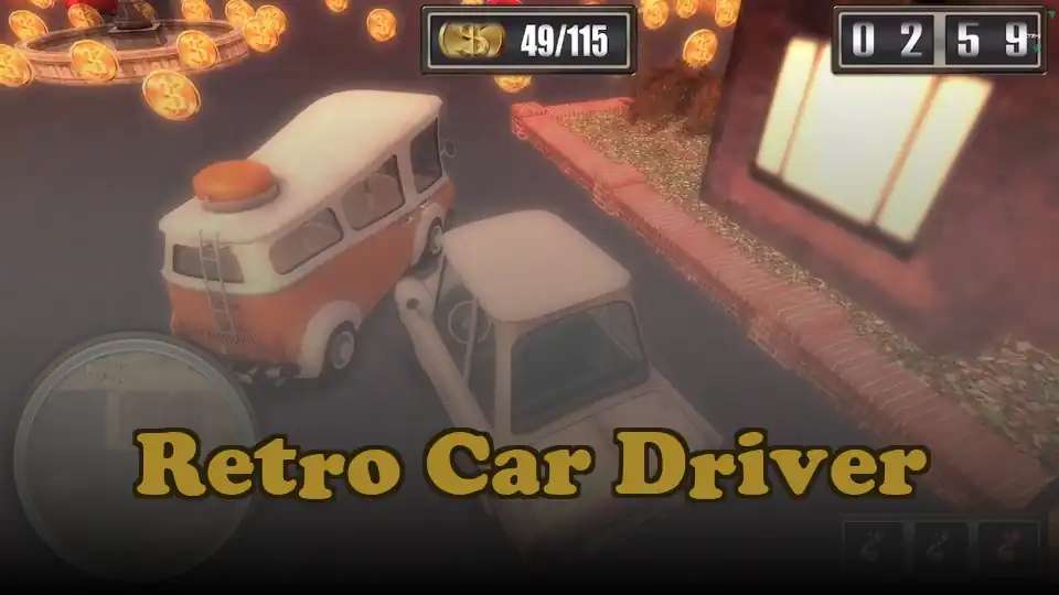 Retro Car Driver